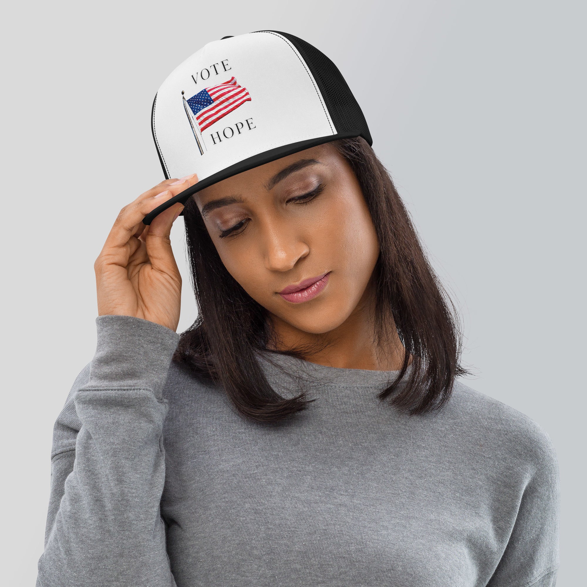 GBZ ★ Original Design Trucker Cap: Vote Hope