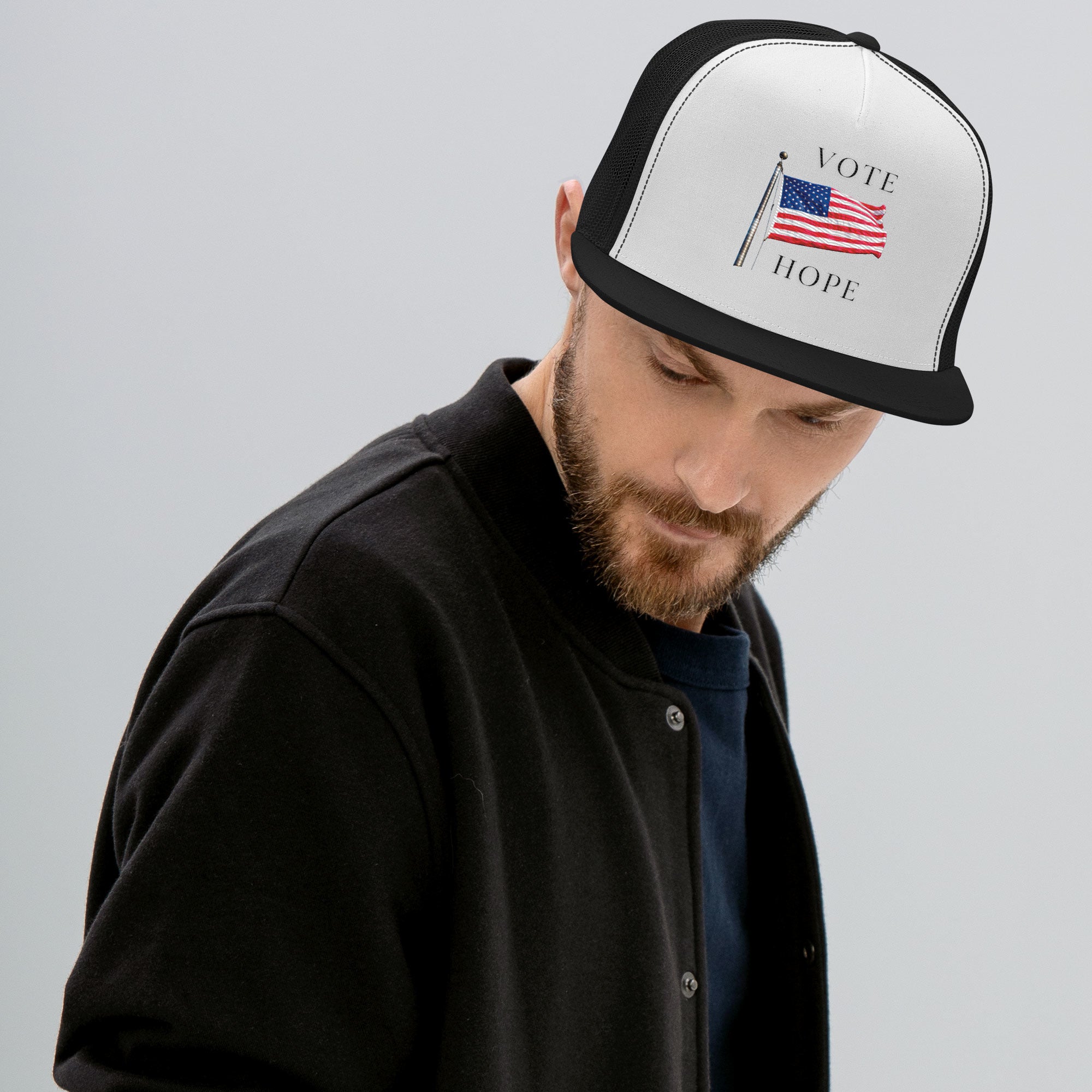 GBZ ★ Original Design Trucker Cap: Vote Hope