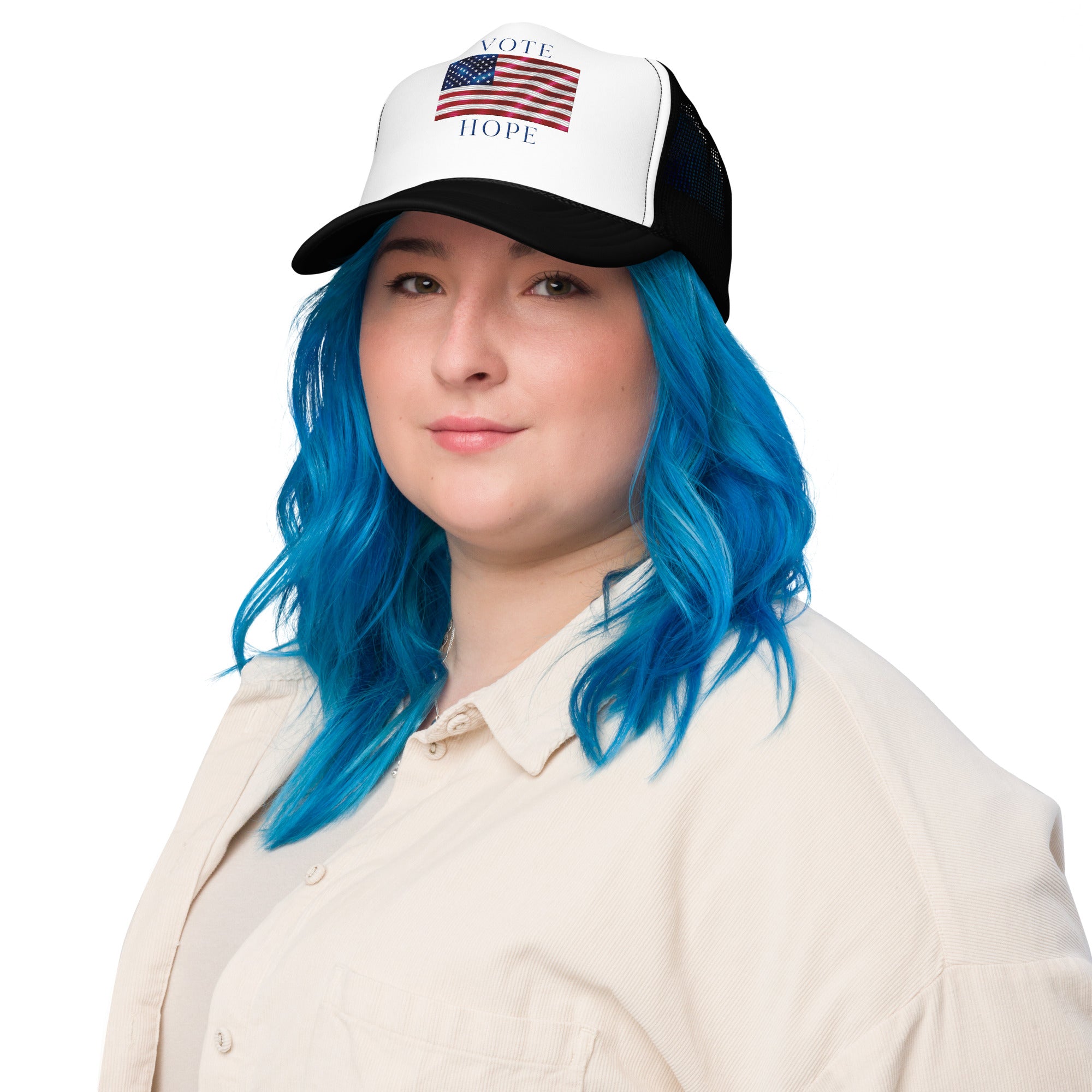 GBZ ★ Original Design Foam Trucker Hat Vote Hope