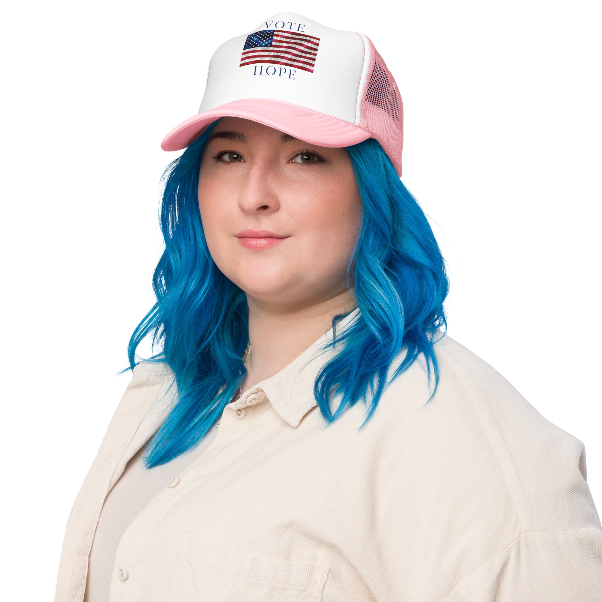 GBZ ★ Original Design Foam Trucker Hat Vote Hope