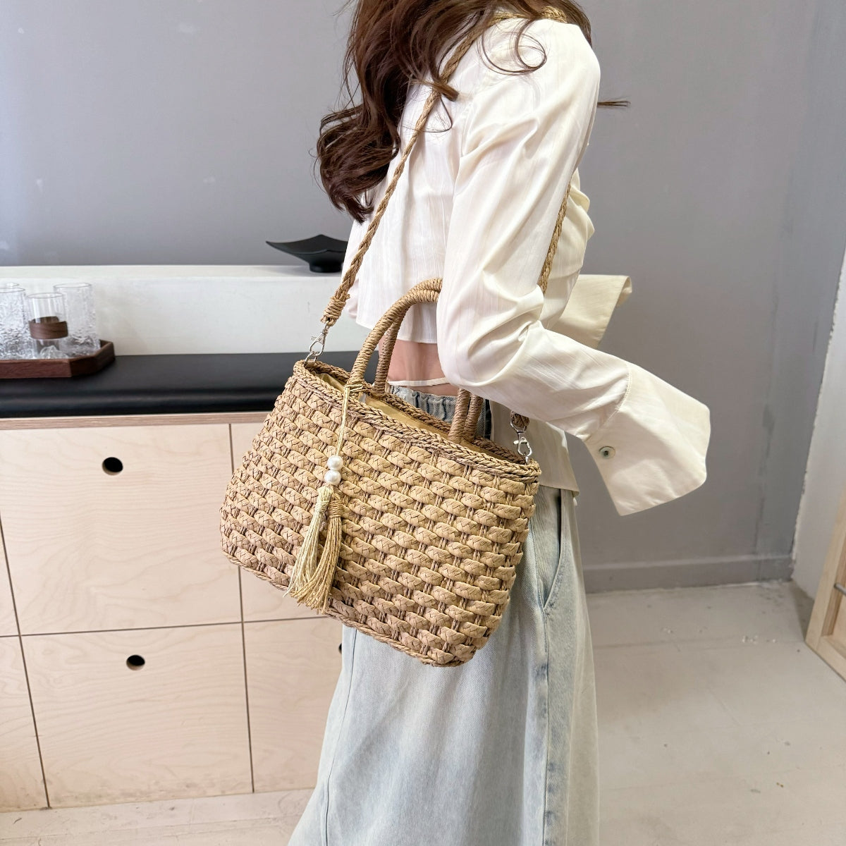 GBZ ★  Modern Bohemian Woven Bag