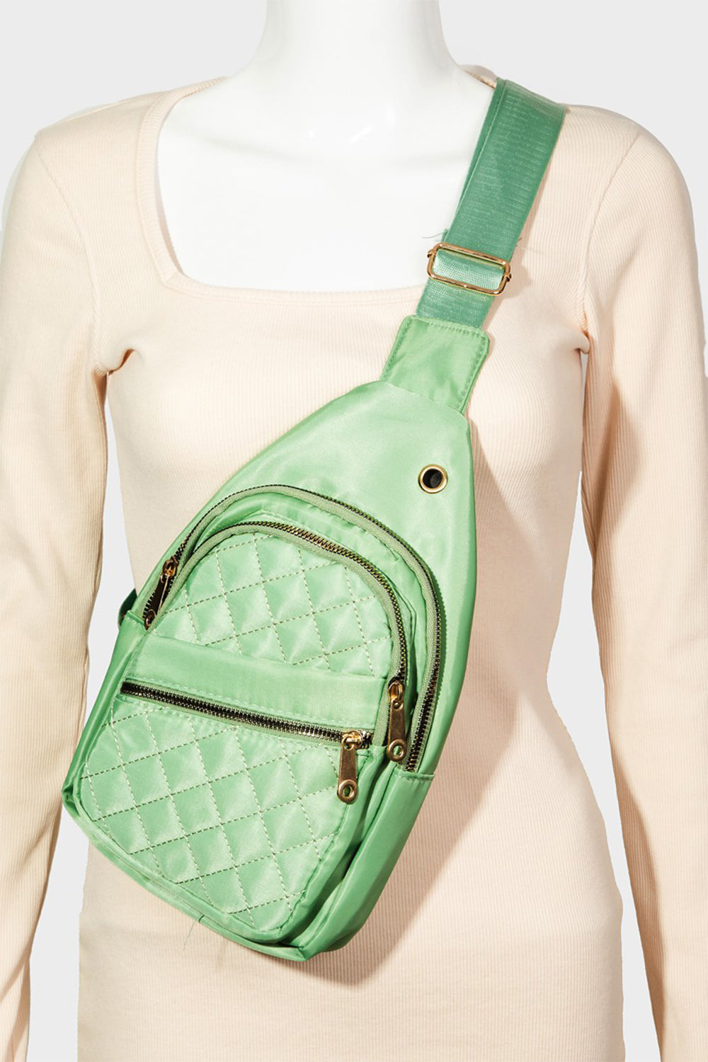 GBZ ★ Silky Quilted Sling Bag