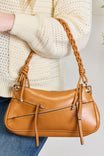 SHOMICO Braided Strap Shoulder Bag