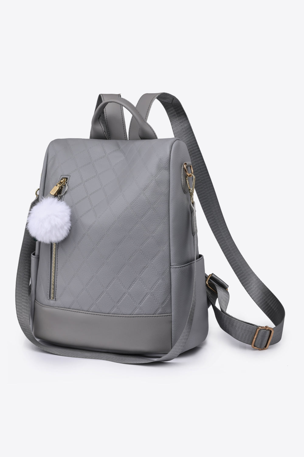 GBZ ★ Pom-Pom Zipper Backpack