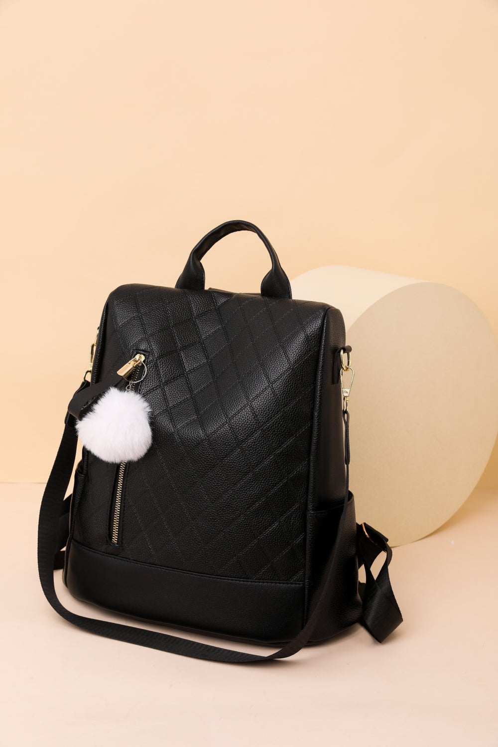 GBZ ★ Pom-Pom Zipper Backpack