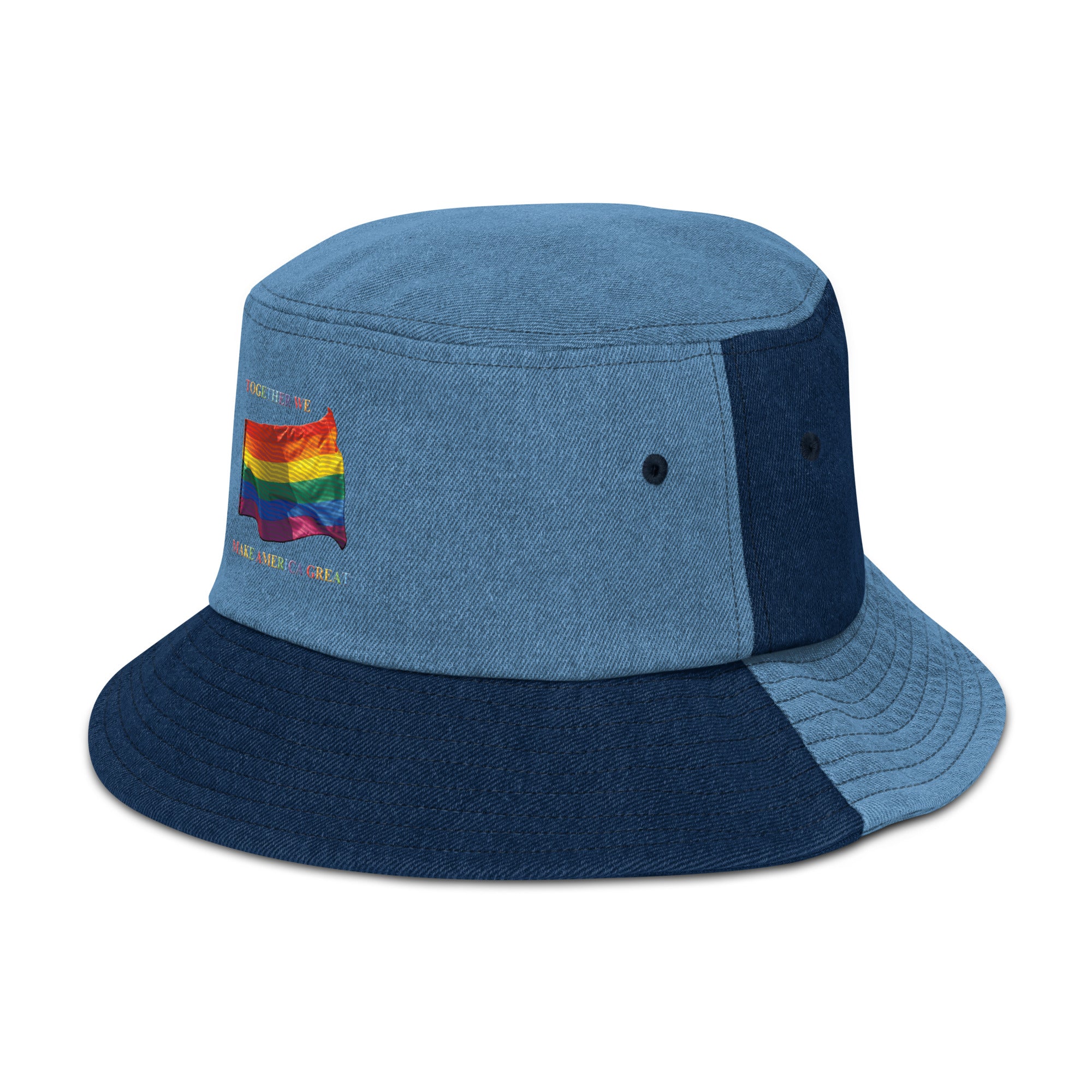 GBZ ★ Original Design Together Denim bucket hat