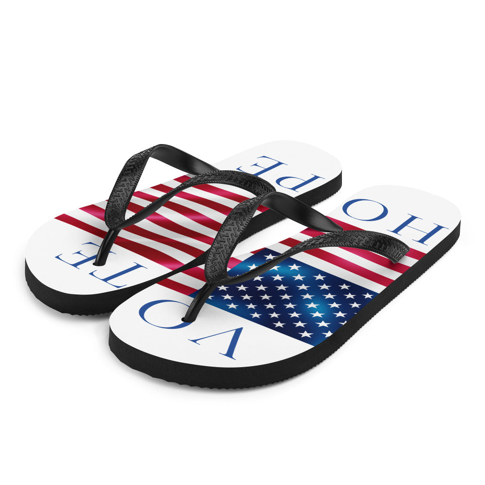 GBZ ★ Original Design Vote Hope Flip-Flops