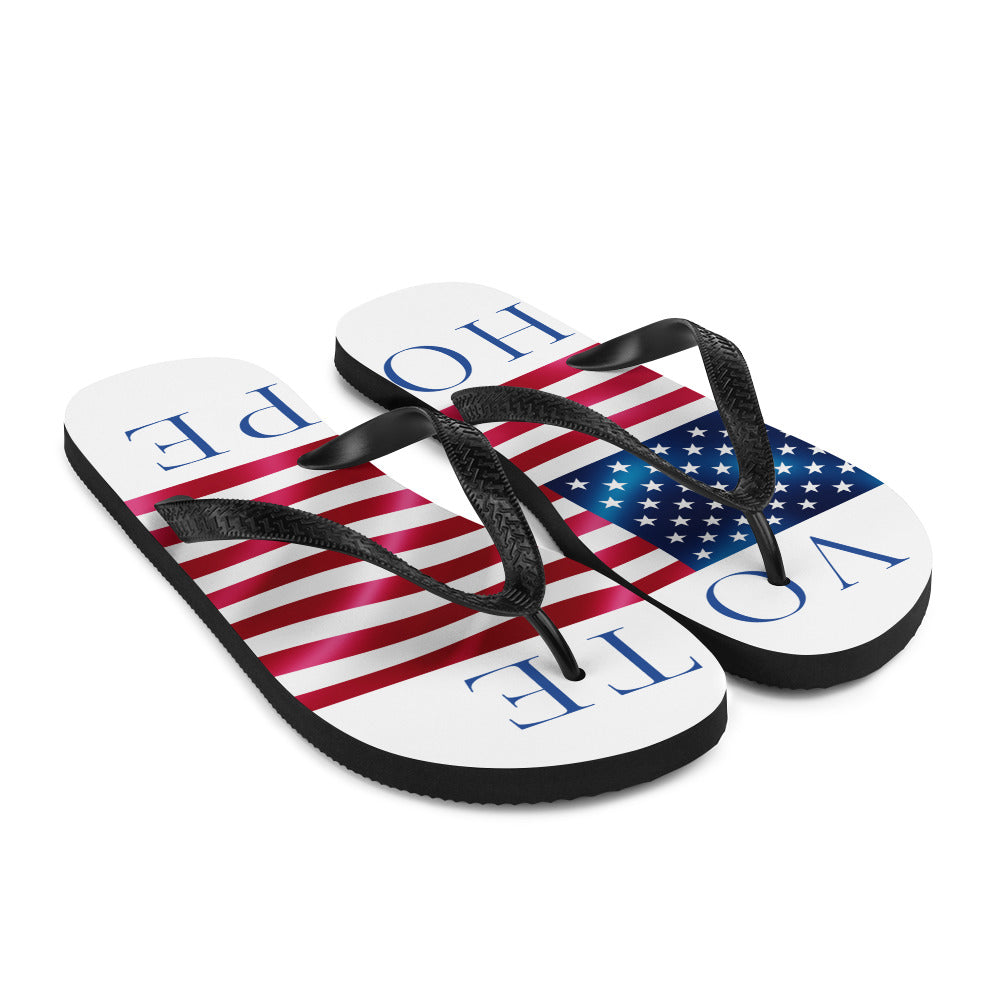 GBZ ★ Original Design Vote Hope Flip-Flops