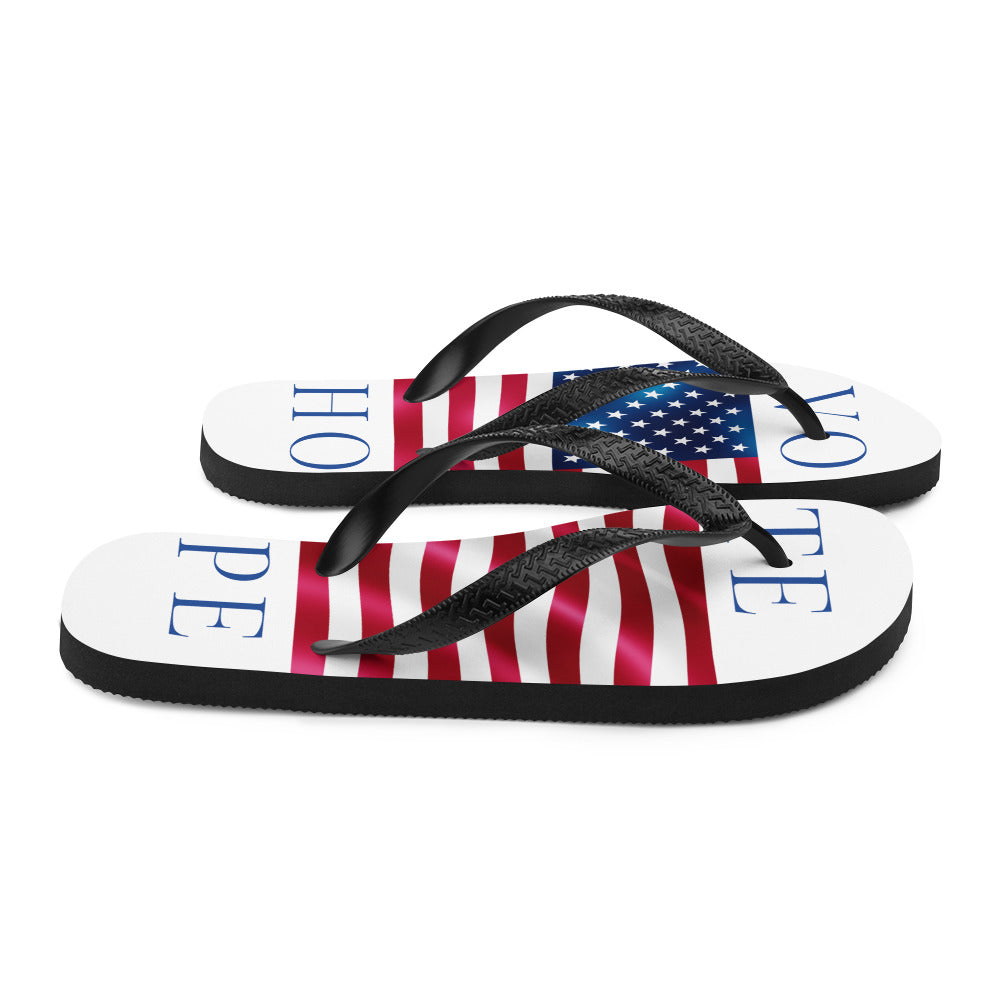 GBZ ★ Original Design Vote Hope Flip-Flops