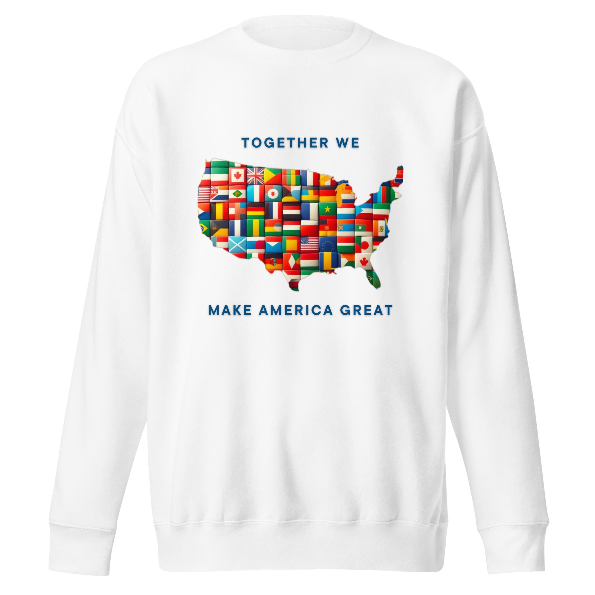 GBZ★ Original Design FRONT: Make America Unisex Premium Sweatshirt